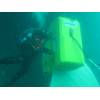 A Hydrex diver bending propeller blades back in to shape (Photo: Hydrex Underwater Technology)