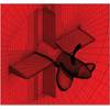 Mesh resolution on propeller and control surfaces.