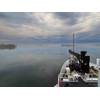 Misty morning in Thousand Islands, seen from the upper deck of the Thomas Jefferson. (Megan Guberski/NOAA)