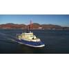 The R/V Neil Armstrong meets the range, endurance, and technical requirements to support advanced oceanographic research in tropical and temperate oceans around the world. (Image Bay Aerial, ©Woods Hole Oceanographic Institution)