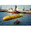 The NOC's first Autosub mission in July 1996. Image courtesy National Oceanography Center
