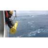 Ocean-going monitoring floats like this one are deployed from “ships of opportunity” as they transit the ocean. (Photo: SOCCOM)