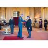Professor Ed Hill receiving CBE insignia from HRH The Duke of Cambridge and Windsor Castle. (Photo: NOC)