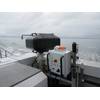 The rapidCAST system on a small survey launch. (Photo: Teledyne Oceanscience)