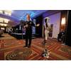 Rear Adm. Matthew L. Klunder, Chief of Naval Research, introduces CHARLI-2 from Virginia Tech’s Robotics & Mechanisms Laboratory during the Office of Naval Research (ONR) 2012 Science and Technology Partnership Conference. U.S. Navy photo by John F. Williams