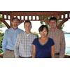 The NRL research team, left to right: Dr. Berend Jonker, Dr. Jeremy Robinson, Dr. Connie Li, and Dr. Olaf van't Erve. (Image: U.S. Naval Research Laboratory)