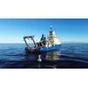 Researchers aboard WHOI’s R/V Neil Armstrong deploy ocean observing systems used to collect real-world environmental data in support of operational decision-making, modeling, and long-term ocean monitoring. © WHOI