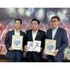 Tatsuya Shimomura, General Manager of NYK’s Akita Branch; Hiroyuki Oimatsu, Mayor of Daisen City; Hiroyuki Sato, President and CEO of Venti Japan Inc. © NYK