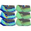 This image depicts simulated turbulence in a waterway where a virtual tidal farm can be installed. The Stony Brook research team will use such simulations to investigate potential renewable ocean energy options. Photo Credit: Ali Khosronejad