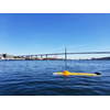 ThunderFish prototype undergoing sea trials in Halifax Harbour, November 2017. (Photo: Kraken Robotics Inc.)