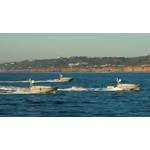 Corsair, Saronic's 24-foot ASV, supports a wide range of applications including maritime domain awareness, port, harbor, and offshore facility security monitoring, logistics shuttle operations and environmental monitoring.
Image courtesy Saronic