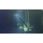 The MARIOW robot performing autonomous welding of a fillet weld underwater.
Copyright: DFKI, MARIOW Team