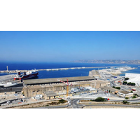 Aerial view of the port of Marseille. (Photo: Port of Marseille Fos)