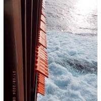 Anti-PIracy Barriers used on a large container liner (Source: Palaemon Maritime)
