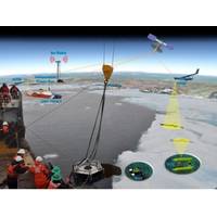 Arctic ocean oil spill operations: Rendering courtesy of USCG