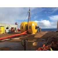 Pic: Balmoral’s in-line mooring system features a dynamic connection interface that allows different sections of the mooring lines to be tethered securely without adversely loading the buoyancy structure
