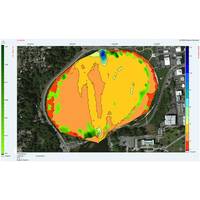 Bathymetry and plant height map created with Visual Habitat 2.0 data (Image: BioSonics)