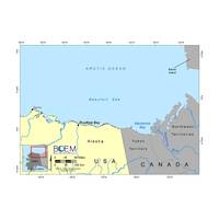 Map of the Beaufort Sea for the study area (Image: BOEM)