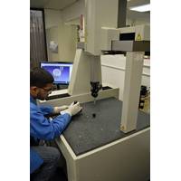A BIRNS technician inspects an insert with the DCC CMM (Photo: BIRNS)