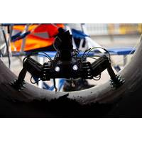 BladeBUG is a blade walking inspection robot, focusing on leading edge erosion inspection. Images from ORE Catapult.