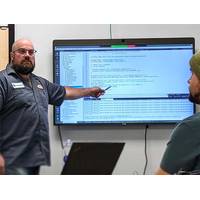 Brian Crist, Engineering Team Lead provides training to new User Interface Team in November (Photo: Greensea) 