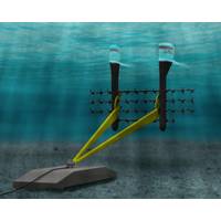 BRTP combines a Triton platform with the small and robust SCHOTTEL STG turbines for energy harvesting in the Bay of Fundy. (Image courtesy of SCHOTTEL)