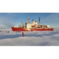 The Canadian Coast Guard research vessel, the CCGS Amundsen, in the ice of the Queen Elizabeth Islands during its 2025
expedition.© CCGS Amundsen/Amundsen Science