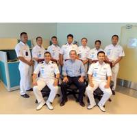 CARIS’ Constantino Solano pictured with members from the Malaysian National Hydrographic Center