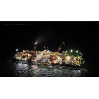 Castoro10 vessel during AWTI operation on pipeline sections offshore Germany (Credit: ABL) 