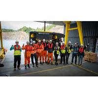 Celebrating the completion of Site Acceptance Testing of the first commercial Quantum EV for client Jan De Nul (Credit: SMD)