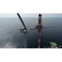 Construction at the Hornsea One wind farm (Photo: Ørsted)