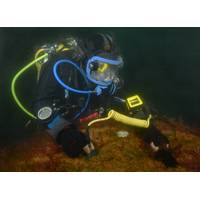 Cygnus DIVE underwater thickness gauge used to inspect the hull of HMS A7 submarine (photo courtesy of The SHIPS Project)