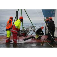 Deployment of the FluxCAM. © NOC