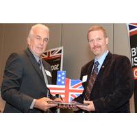 Derek Blackwood (left), President BABC Houston, with Garry Kennie, President Houlder Americas