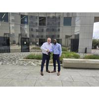 MDL CEO Derek Smith with El Hadji Gano (Photo: MDL)
