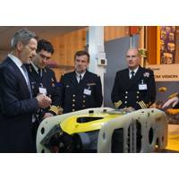Designed to disarm waterborne improvised explosive devices (IEDs), the SeaWasp is small enough for fast and easy deployment. (Photo: Saab Seaeye)