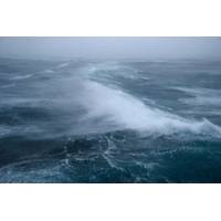 Dramatic waves of the Atlantic Ocean taken during a research expedition. Credit: Dr Ming-Xi Yang
