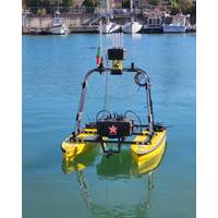 EdgeLab's USV_EL CAT, an autonomous surface vehicle designed to collect, process and transmit critical information. Credit: EdgeLab S.p.A.