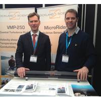 Fabian Wolk (left), Rockland Scientific EVP and Kevin Black, Technical Director at Partrac.