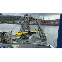 Figure 1: Kraken KATFISH High Speed Towed SAS in Campbeltown, Scotland. Image courtesy Kraken Robotics