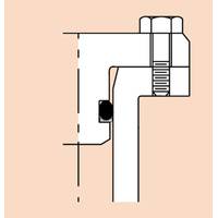 Figure 1. An o-ring is shown in a radial groove with the endcap secured. Note the use of a back-up ring and lead-in chamfers. (Image courtesy Parker Hannifin, adapted by the author for this article)