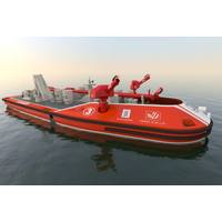 The first in the series will be the 20 m RALamander 2000, equipped with Fi Fi 1 capability, with a total pumping capacity of 2400 m3/hr with optional foam. Image: Kongsberg/RAL