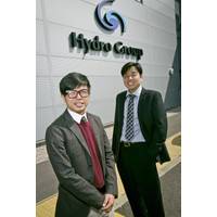 Gabriel Tan, technical support supervisor and Steve Ang, technical sales manager, Hydro Group