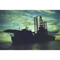 The Glomar Explorer off Maui after the recovery mission. 
Source: Authors photograph
