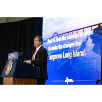 Governor Andrew M. Cuomo delivered his 2017 regional State of the State address at Farmingdale State College.  (Photo: Office of Governor Andrew Cuomo)