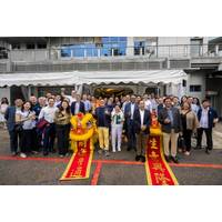 Guests celebrate the opening of OMS Geometra’s Remote Operations Centre in Singapore. © OMS Group