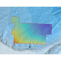 High-resolution bathymetric data acquired by Fugro, draped over pre-existing, publicly available GEBCO data for comparison (Image: Fugro)
