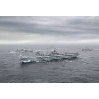 For illustration only - The Carrier Strike Group at sea off Scotland/ Credit: UK Royal Navy