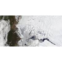 Image of sea ice in the Beaufort Sea, acquired on 3 June 2017 by the Moderate Resolution Imaging Spectroradiometer (MODIS) instrument, on board the Aqua satellite. (Photo: NASA)