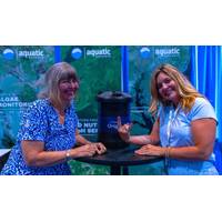 Image Caption: (L-R) Sonardyne Inc Sales Manager, Kim Swords and Aquatic Sensors Sales and Marketing Director, Andrea Zappe celebrate the news of the appointment at OCEANS 2023 in Biloxi. - Credit: Sonardyne